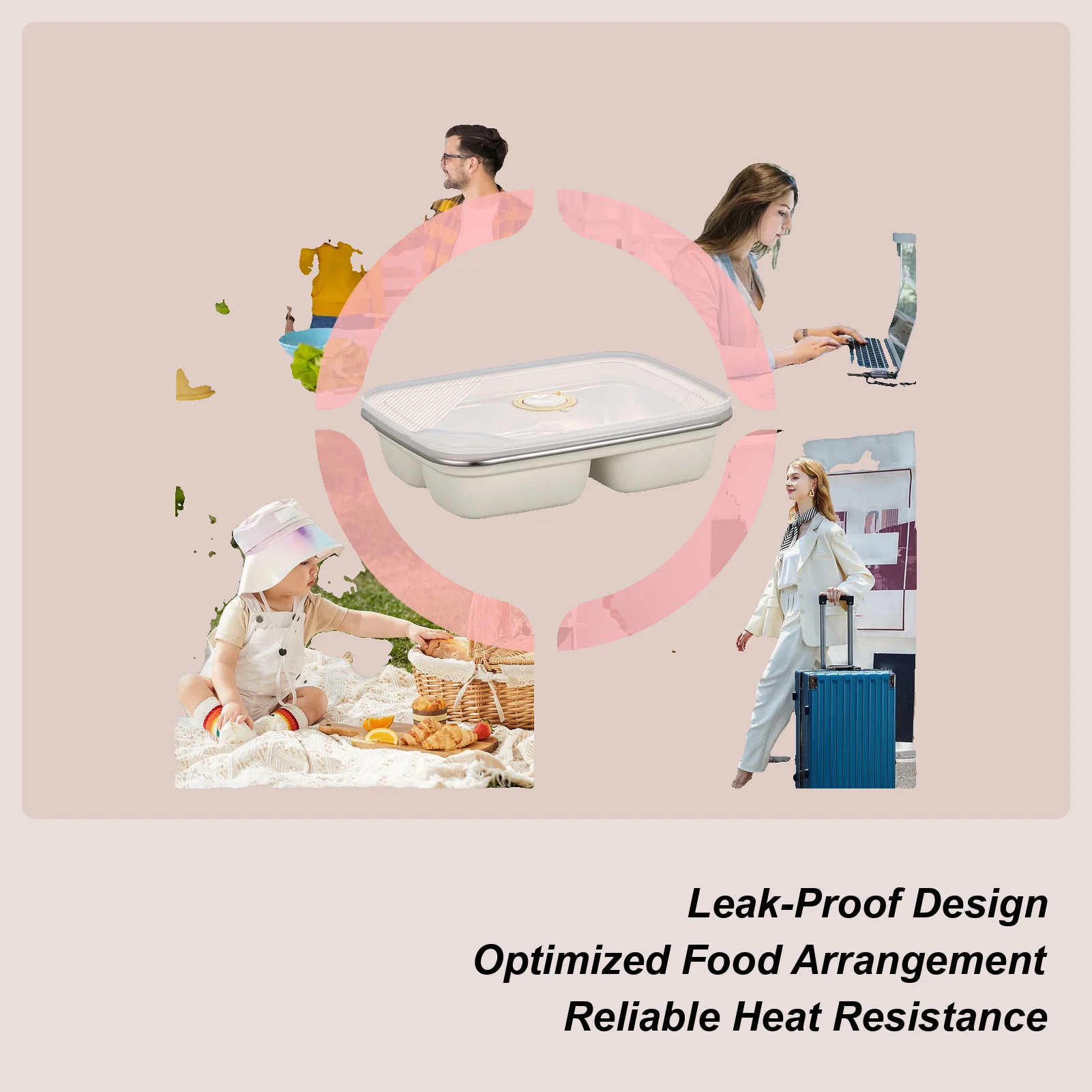 Отдельный ланч-бокс, портативный герметичный контейнер для закусок, контейнеры для хранения еды для приготовления салата, фруктов, путешествий для детей 
Отдельный ланч-бокс, портативный герметичный контейнер для закусок, контейнеры для хранения еды для приготовления салата, фруктов, путешествий для детей