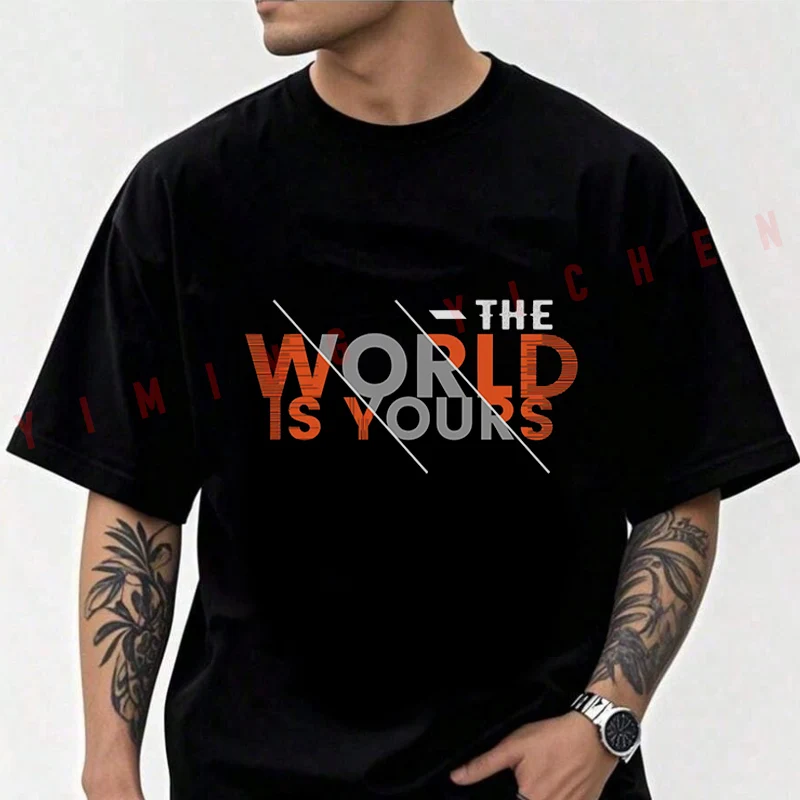 The World Is Yours Graphic Motorcycle T-Shirt Men Cotton O-neck Short Sleeve TShirt Fashion Tops Tee
The World Is Yours Graphic Motorcycle T-Shirt Men Cotton O-neck Short Sleeve TShirt Fashion Tops Tee