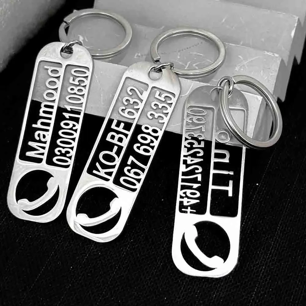 Customized Name Letter Mobile Phone Car Number Door Number Address Company Stainless Steel Anti Loss Suitable Design Life Gift
Customized Name Letter Mobile Phone Car Number Door Number Address Company Stainless Steel Anti Loss Suitable Design Life Gift