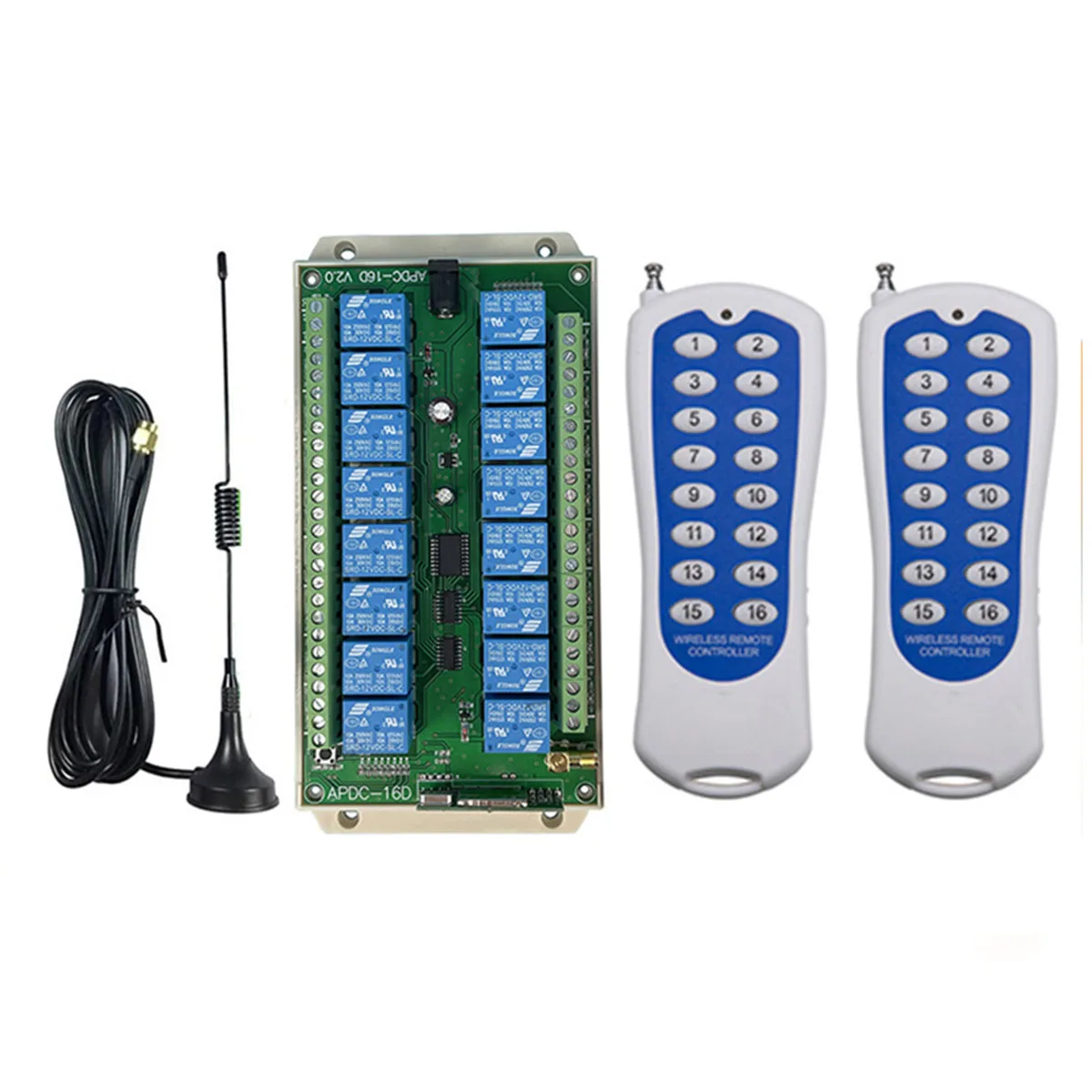 1000 м DC12V 24V 16CH 433 МГц реле RF беспроводной пульт дистанционного управления переключатель приемник передатчик всасывающая антенна для светодиодной подсветки или двигателя
1000 м DC12V 24V 16CH 433 МГц реле RF беспроводной пульт дистанционного управления переключатель приемник передатчик всасывающая антенна для светодиодной подсветки или двигателя