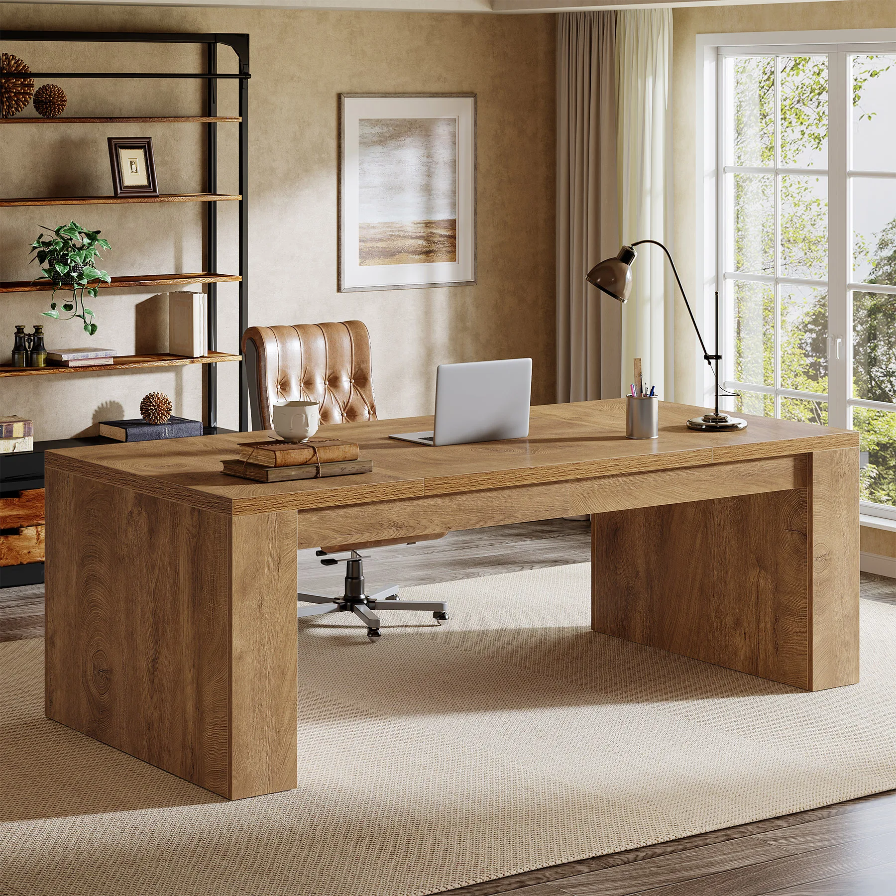 Modern Wooden Executive Office Desk I Shape Workstation for CEO Manager Administrative Office Furniture
Modern Wooden Executive Office Desk I Shape Workstation for CEO Manager Administrative Office Furniture