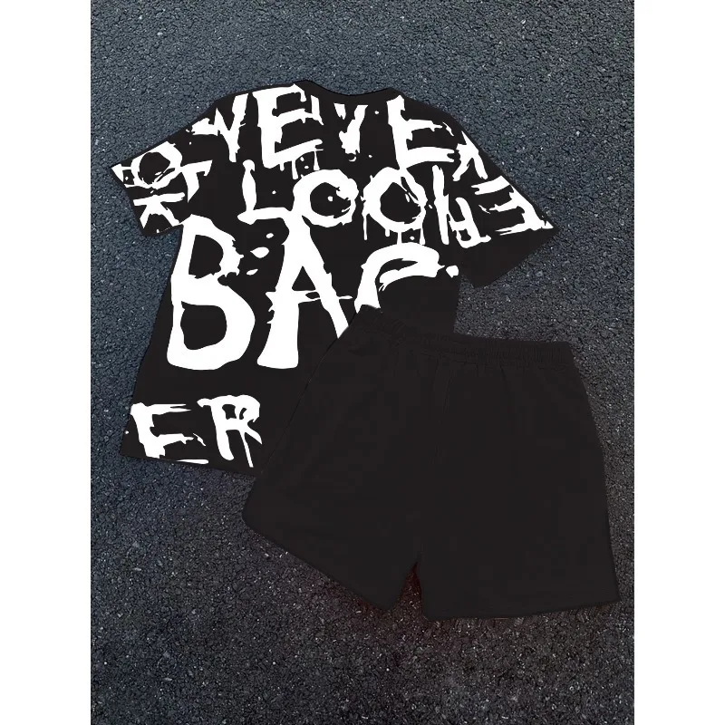 2025 повседневная футболка и шорты, комплект повседневного спорта на открытом воздухе, уличного полиэфирного волокна, летняя модная тенденция, забавный 3D-узор для мужчин
2025 повседневная футболка и шорты, комплект повседневного спорта на открытом воздухе, уличного полиэфирного волокна, летняя модная тенденция, забавный 3D-узор для мужчин