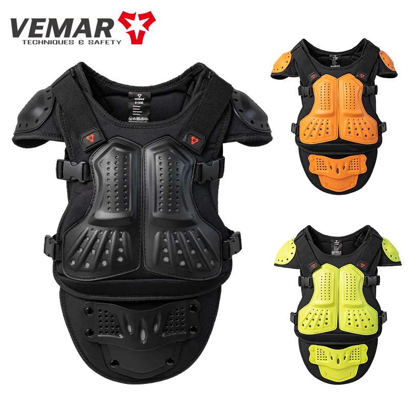 VEMAR Children's Body Protector Motorcycle Waistcoat Motocross Chest Spine Shoulder Protection Child Boys Girls Kids Moto Armor
VEMAR Children's Body Protector Motorcycle Waistcoat Motocross Chest Spine Shoulder Protection Child Boys Girls Kids Moto Armor