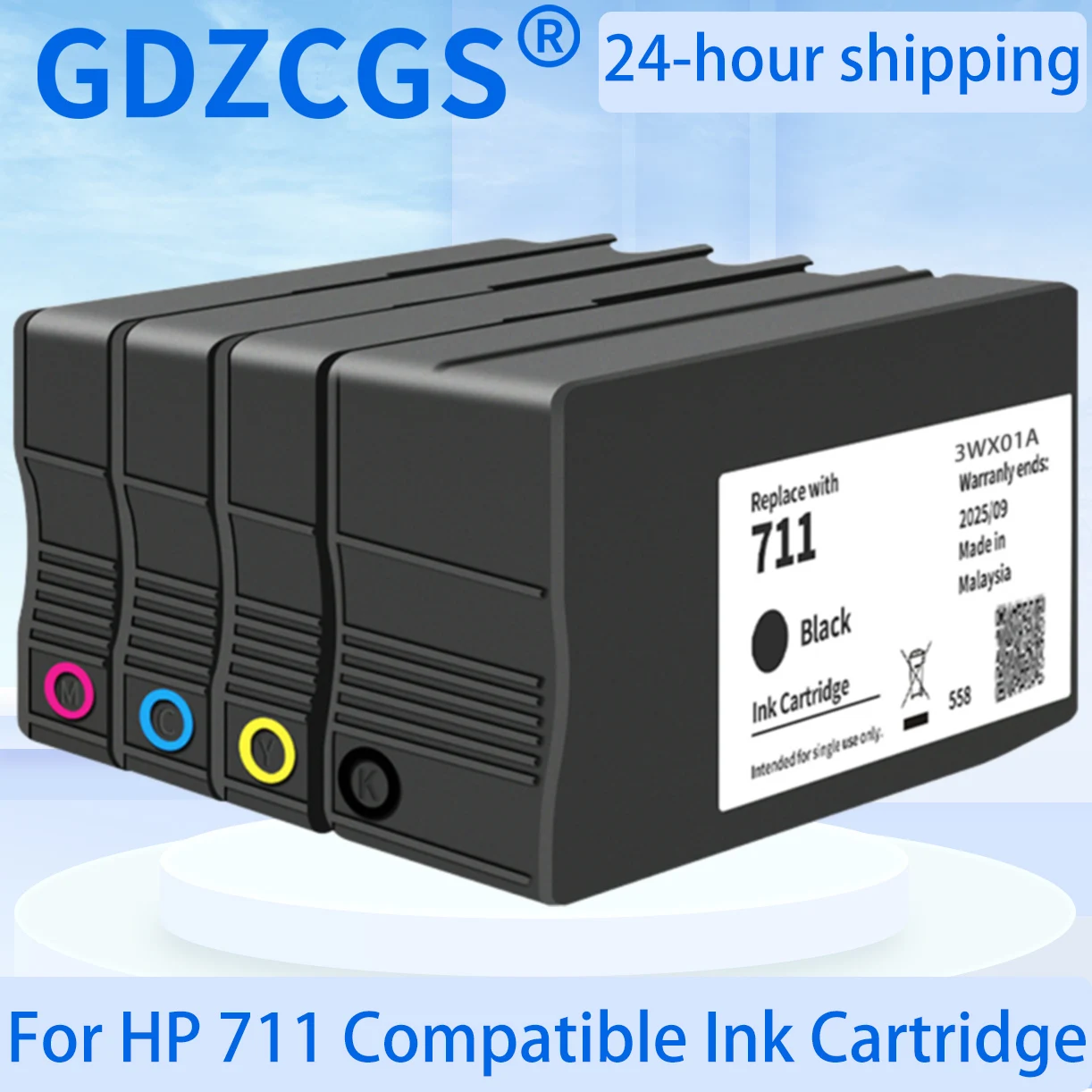 Чернильный картридж 711 711XL для HP 711 HP711, совместимый с принтером HP DesignJet T100 T120 T125 T130 T520 T525 T530
Чернильный картридж 711 711XL для HP 711 HP711, совместимый с принтером HP DesignJet T100 T120 T125 T130 T520 T525 T530