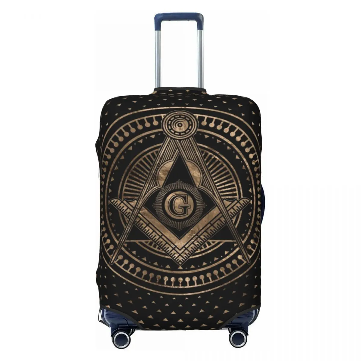 Custom Freemasonry Symbol Square And Compasses Travel Luggage Cover Dust Proof Mason Suitcase Cover Protector Fit 18-32 Inch
Custom Freemasonry Symbol Square And Compasses Travel Luggage Cover Dust Proof Mason Suitcase Cover Protector Fit 18-32 Inch