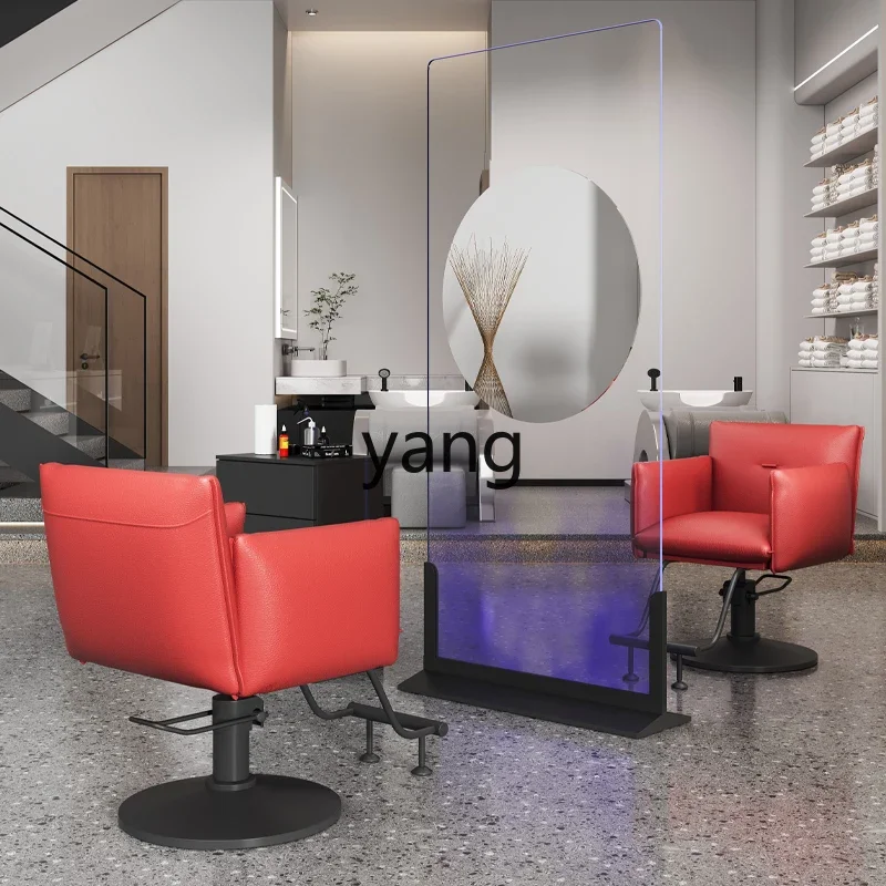 LTT barber shop mirror table hair salon special high-end floor transparent hair cutting oval mirror
LTT barber shop mirror table hair salon special high-end floor transparent hair cutting oval mirror