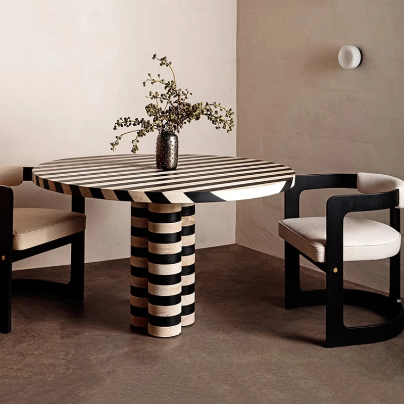 Modern Simple Wood Round Dining Table Household Nordic Corner Wooden Design Living Room Tavolo Da Pranzo Restaurant Furniture
Modern Simple Wood Round Dining Table Household Nordic Corner Wooden Design Living Room Tavolo Da Pranzo Restaurant Furniture