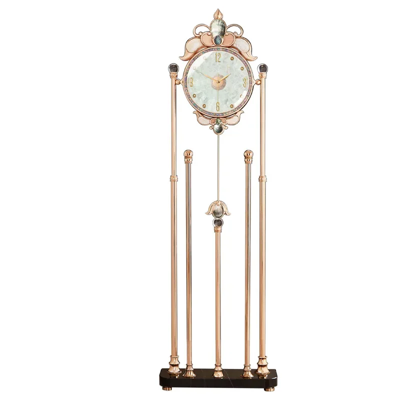 European light luxury floor clock, high-end desk clock in home living room, modern creativity in villa
European light luxury floor clock, high-end desk clock in home living room, modern creativity in villa