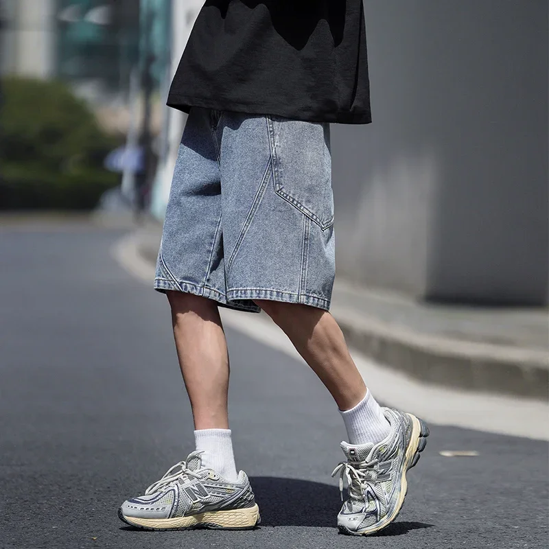 LIBIELIY Spring Washing Jean Pants Men Street Cowboy Denim Shorts Neutral Loose Cropped Pants Casual Fashion Pocket Big Size 6xl
LIBIELIY Spring Washing Jean Pants Men Street Cowboy Denim Shorts Neutral Loose Cropped Pants Casual Fashion Pocket Big Size 6xl