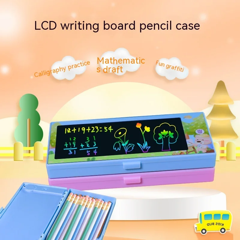 New Cartoon Pencil Case Eye protection LCD Writing Board Stationery Storage Box Pouch School Students Gifts Girl Boy Pencil box
New Cartoon Pencil Case Eye protection LCD Writing Board Stationery Storage Box Pouch School Students Gifts Girl Boy Pencil box
