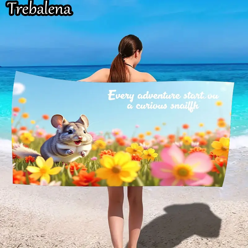 Ультрамягкое пляжное полотенце 30*60 дюймов с очаровательной мышью в пляжном полотенце Flower Field
Ультрамягкое пляжное полотенце 30*60 дюймов с очаровательной мышью в пляжном полотенце Flower Field