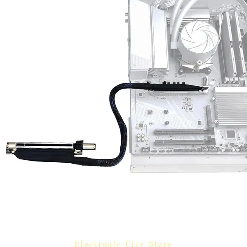 Быстрая скорость 64GT/S PCIE 5.0 Удлинительный кабель GPU 270 ° Поверните плетеные двунаправленные HU8D
Быстрая скорость 64GT/S PCIE 5.0 Удлинительный кабель GPU 270 ° Поверните плетеные двунаправленные HU8D