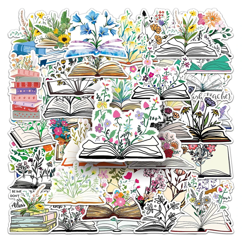 10/30/50pcs Books and Flowers Cartoon Stickers Vintage Aesthetic Sticker Stationery Notebook Phone Diary Decals Decoration Toys
10/30/50pcs Books and Flowers Cartoon Stickers Vintage Aesthetic Sticker Stationery Notebook Phone Diary Decals Decoration Toys