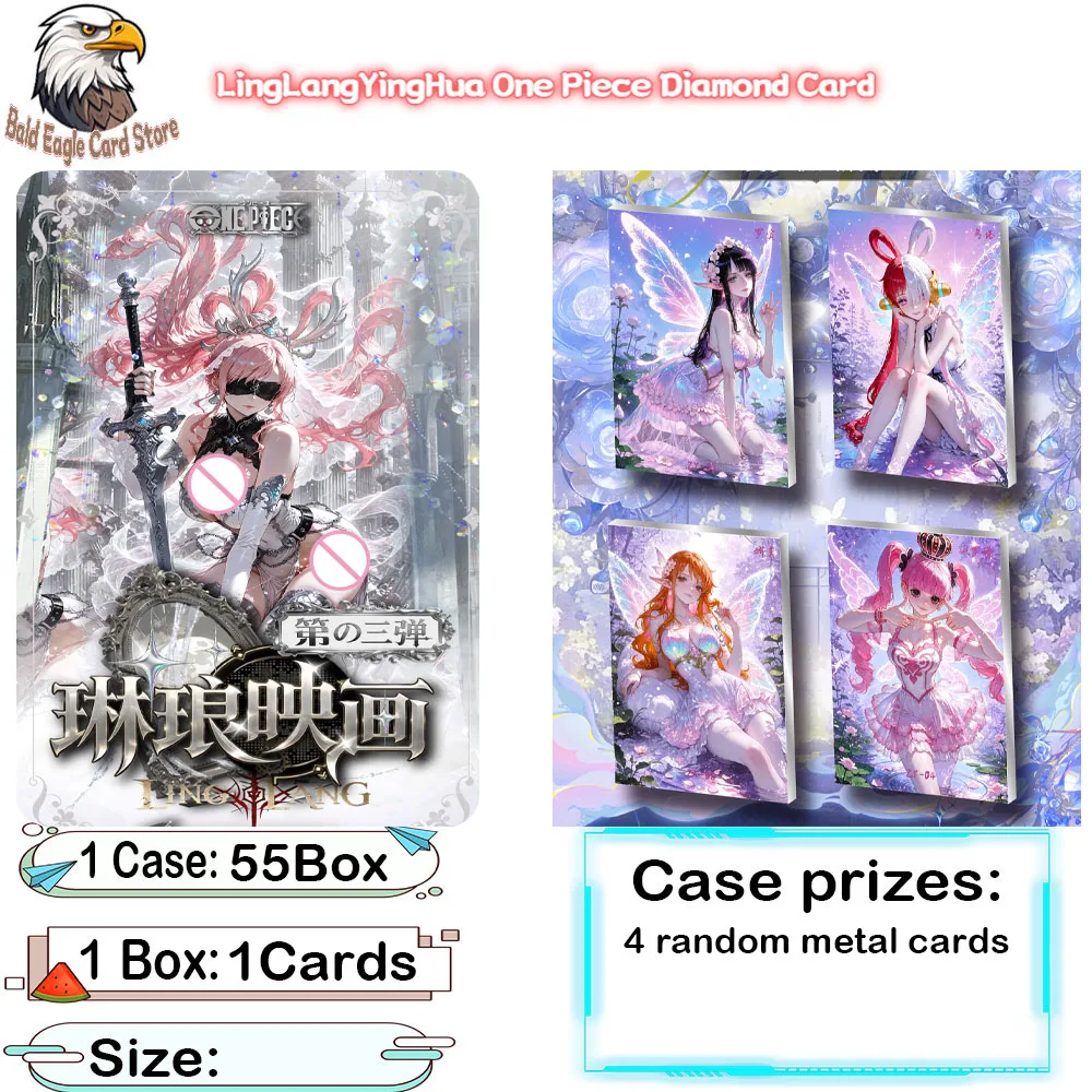 2026 Wholesale Newest LingLangYingHua One Piece Collection Card Vol.3 Diamond Ticket Metal Diamond Card New Year Gift
2026 Wholesale Newest LingLangYingHua One Piece Collection Card Vol.3 Diamond Ticket Metal Diamond Card New Year Gift