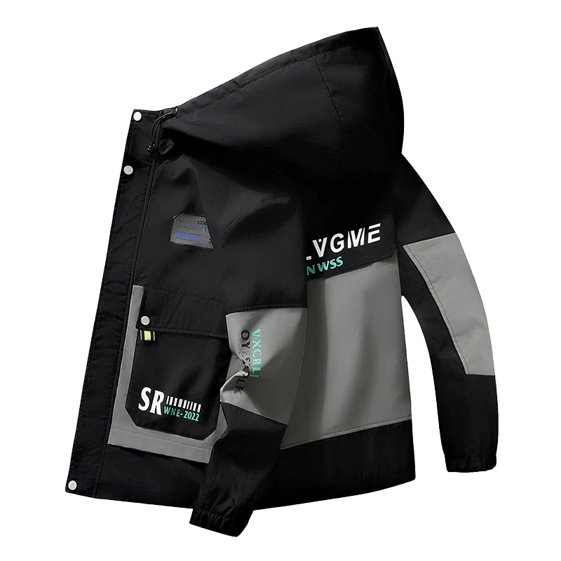 Мужская куртка Thiened Fce: демисезонная повседневная хлопковая куртка свободного кроя с ветрозащитной молнией и длинными рукавами
Мужская куртка Thiened Fce: демисезонная повседневная хлопковая куртка свободного кроя с ветрозащитной молнией и длинными рукавами