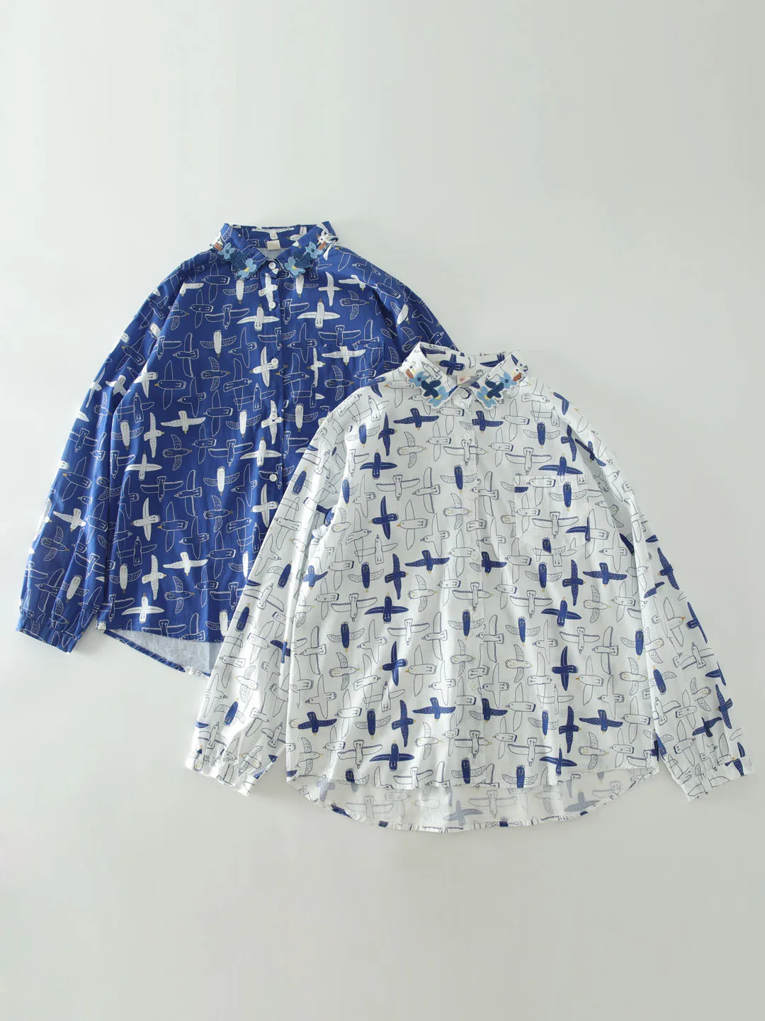 Spring Autumn Pure Cotton Long Sve irt Women's Embroidered Collar Artistic Fre Pattern Loose irt Commute Sle Korea...
Spring Autumn Pure Cotton Long Sve irt Women's Embroidered Collar Artistic Fre Pattern Loose irt Commute Sle Korea...