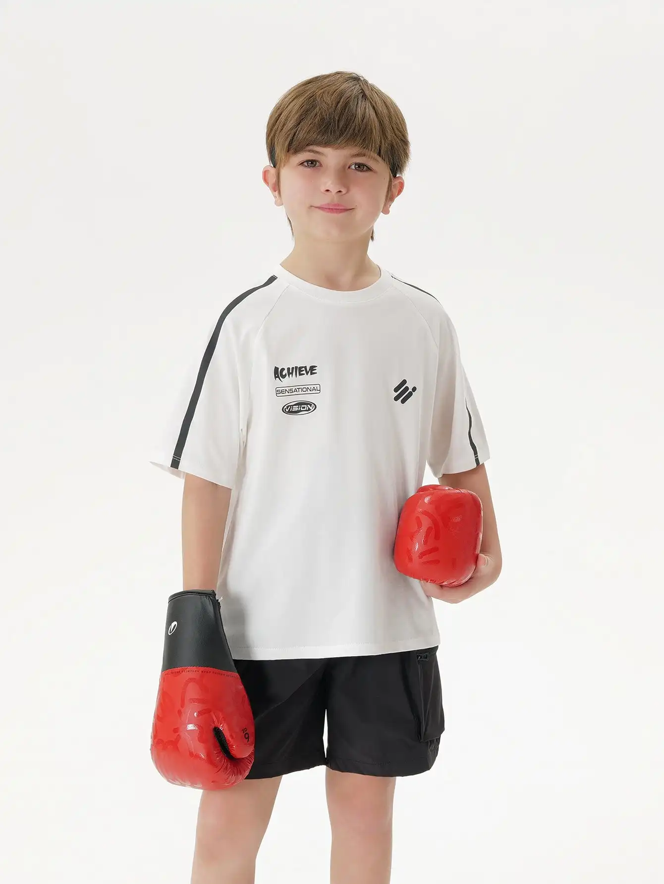 MARC & JANIE Kids Boy Leisure Sports Cooling Graphic Print Racing Short Sleeves T-Shirt For Summer 550557
MARC & JANIE Kids Boy Leisure Sports Cooling Graphic Print Racing Short Sleeves T-Shirt For Summer 550557