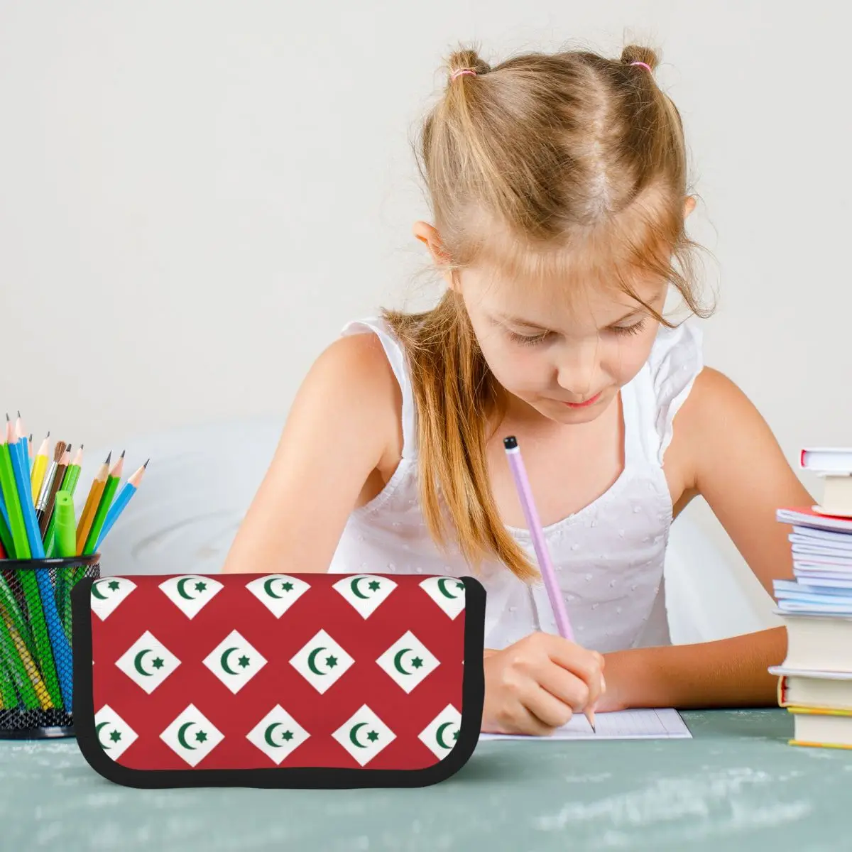 Rif Republic Flag Pencil Case Pen Holder Large Capacity Pen Box Pencil Bag for Studen School
Rif Republic Flag Pencil Case Pen Holder Large Capacity Pen Box Pencil Bag for Studen School
