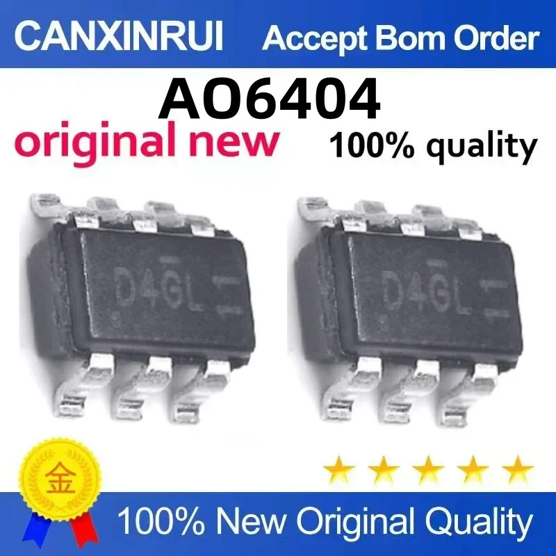 (5-100 pieces) Brand new original AO6404 silk screen D4 * * MOS tube SOT23-6 spot chip
(5-100 pieces) Brand new original AO6404 silk screen D4 * * MOS tube SOT23-6 spot chip