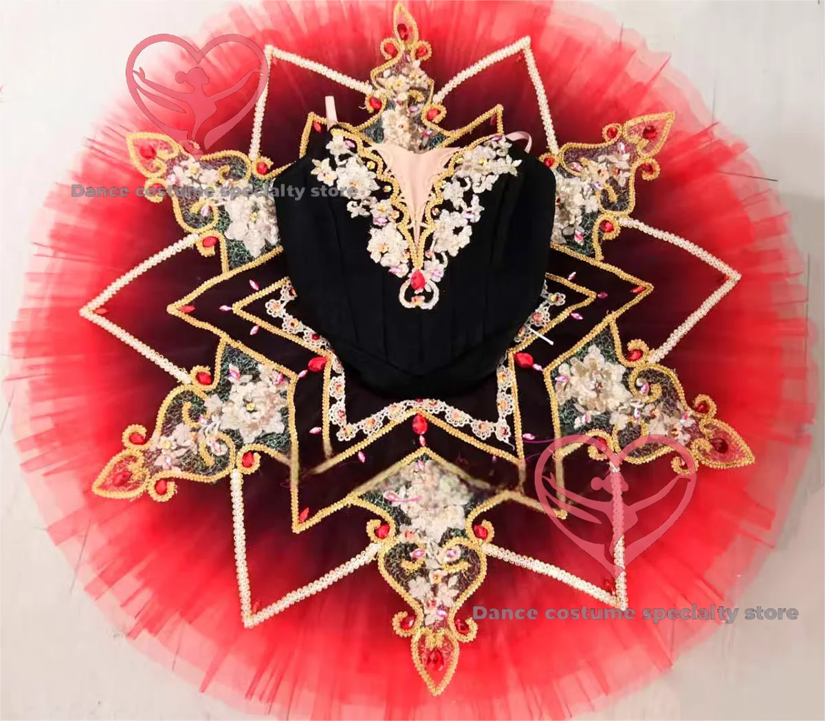 Professional Ballet Performance Costumes for Adults and Children, Competition Attire, Tutu Skirts, Red-Black Gradient Customizab
Professional Ballet Performance Costumes for Adults and Children, Competition Attire, Tutu Skirts, Red-Black Gradient Customizab