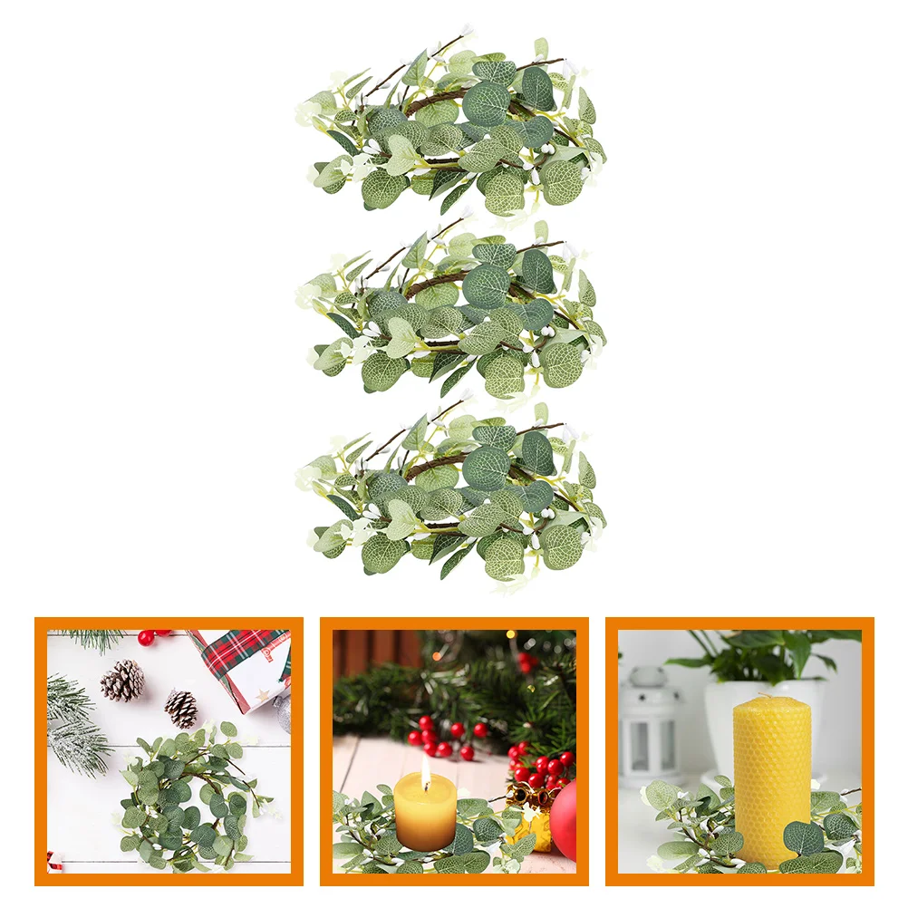 3 Pcs Simulated Cup Garland Vivid Colors Decoration Farmhouse Wreath Wreaths Shelf Rings Silk Leaf Eucalyptus
3 Pcs Simulated Cup Garland Vivid Colors Decoration Farmhouse Wreath Wreaths Shelf Rings Silk Leaf Eucalyptus
