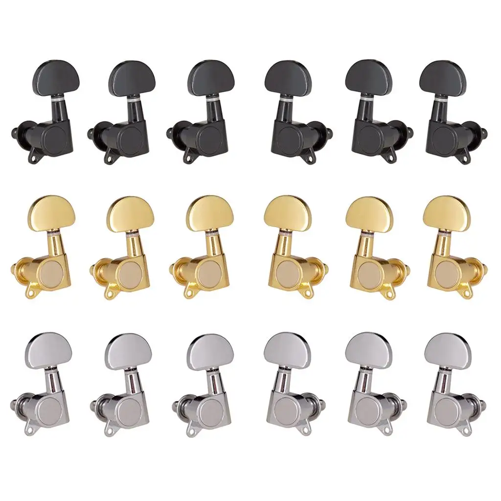 Acoustic Electric Guitar Tuning Pegs 3L3R Set Alloy Machine Tuners for Luthier Tools and Spare Parts
Acoustic Electric Guitar Tuning Pegs 3L3R Set Alloy Machine Tuners for Luthier Tools and Spare Parts