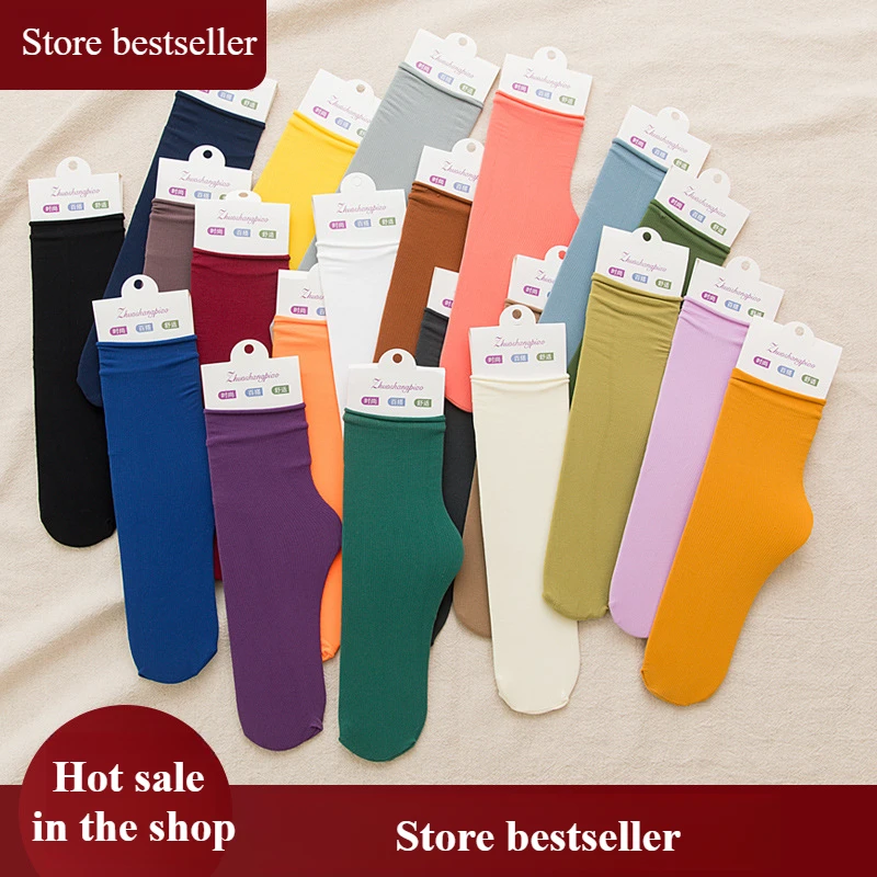 Cooling Velvet Crew Socks - Anti-Slip Mid-Calf for Women/Men, 4-Season Breathable & Soft
Cooling Velvet Crew Socks - Anti-Slip Mid-Calf for Women/Men, 4-Season Breathable & Soft