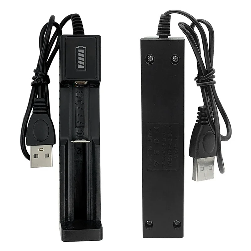 AEE7-2 шт. 18650 зарядное устройство USB универсальное зарядное устройство с одним слотом и скользящим дизайном для перезаряжаемых литиевых батарей
AEE7-2 шт. 18650 зарядное устройство USB универсальное зарядное устройство с одним слотом и скользящим дизайном для перезаряжаемых литиевых батарей