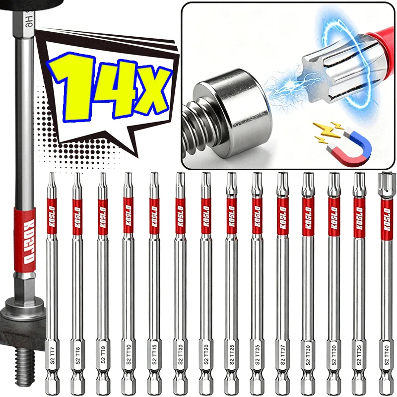 S2 Strong Magnetic Alloy Steel Hole Notched Drill Bit Set High Hardness 50/100mm Tamper Proof Hole Home Repair Power Tool Bits
S2 Strong Magnetic Alloy Steel Hole Notched Drill Bit Set High Hardness 50/100mm Tamper Proof Hole Home Repair Power Tool Bits