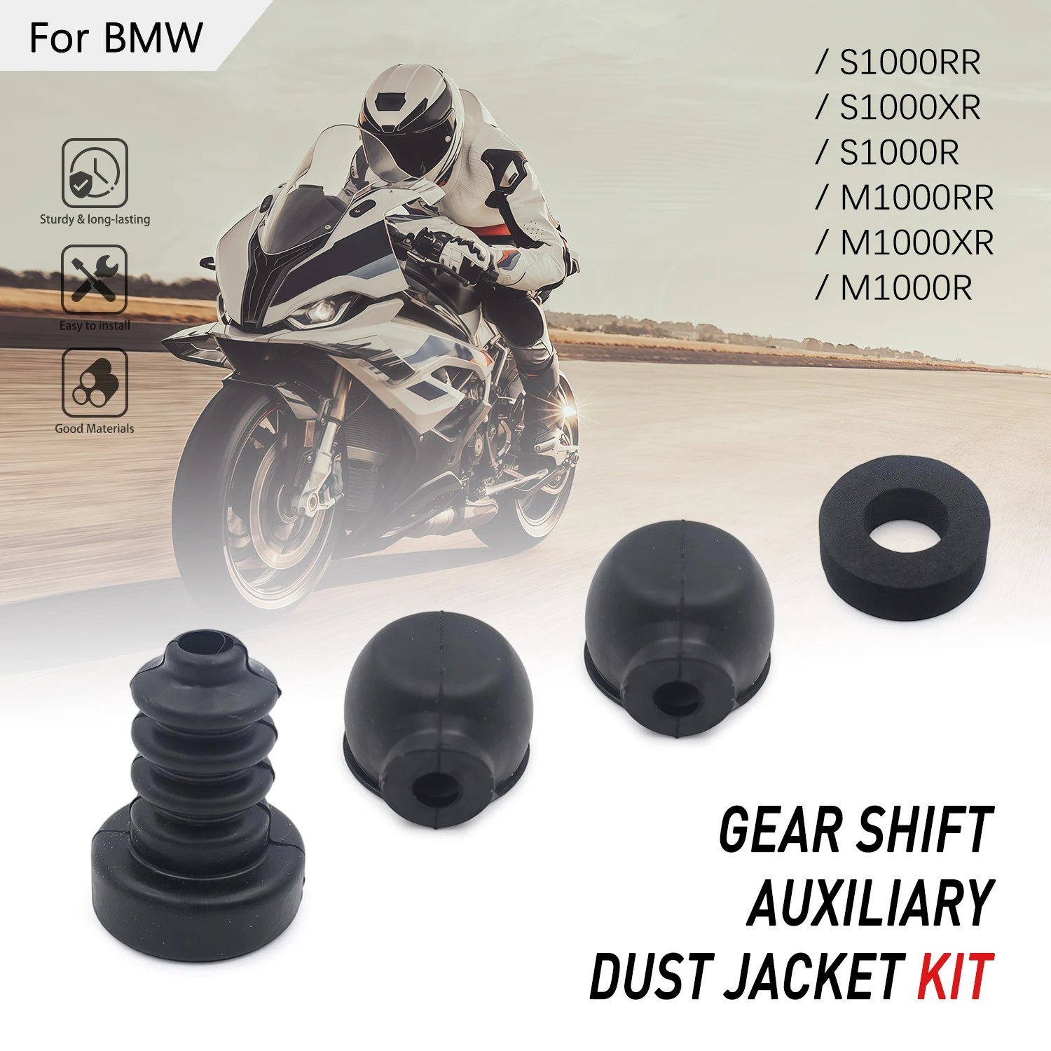For BMW M1000RR M1000R M1000XR S1000RR S1000R S1000XR Motorcycle auxiliary dust jacket Kit Gear Shift Linkage Joint Dust Boot
For BMW M1000RR M1000R M1000XR S1000RR S1000R S1000XR Motorcycle auxiliary dust jacket Kit Gear Shift Linkage Joint Dust Boot