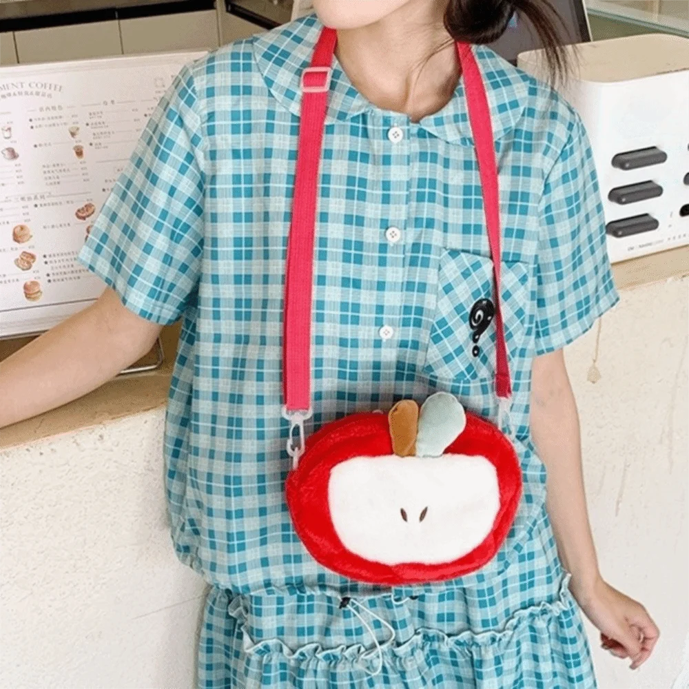 Creative Fruit Fruit Shoulder Bag Soft Red Crossbody Bag Fluffy Large Capacity Small Mobile Phone Bag Birthday Presents
Creative Fruit Fruit Shoulder Bag Soft Red Crossbody Bag Fluffy Large Capacity Small Mobile Phone Bag Birthday Presents
