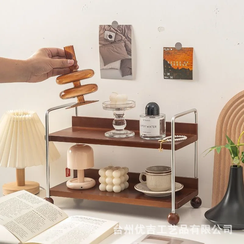 Coffee table, desktop storage box, multi-layer perfume, candle holder, water cup, coffee cup, bar, sundries sorting, rack, antiq
Coffee table, desktop storage box, multi-layer perfume, candle holder, water cup, coffee cup, bar, sundries sorting, rack, antiq