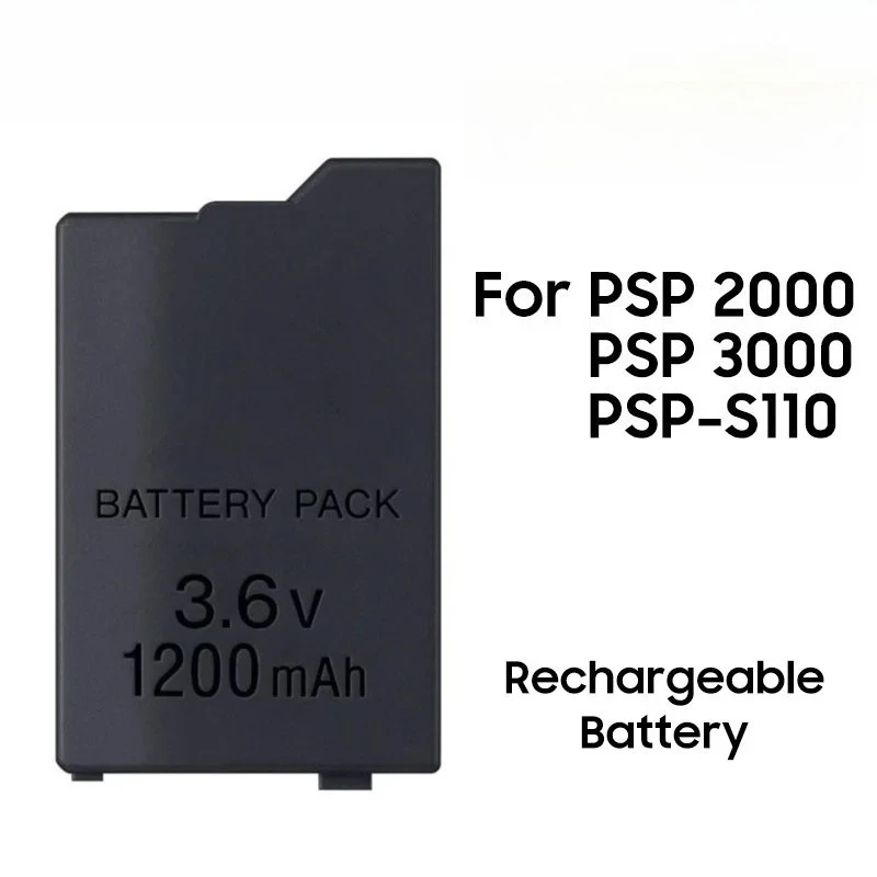 Аккумулятор литиевый перезаряжаемый 3.6V 1200mAh для SONY PSP2000 PSP3000 PlayStation Portable Gamepad
Аккумулятор литиевый перезаряжаемый 3.6V 1200mAh для SONY PSP2000 PSP3000 PlayStation Portable Gamepad