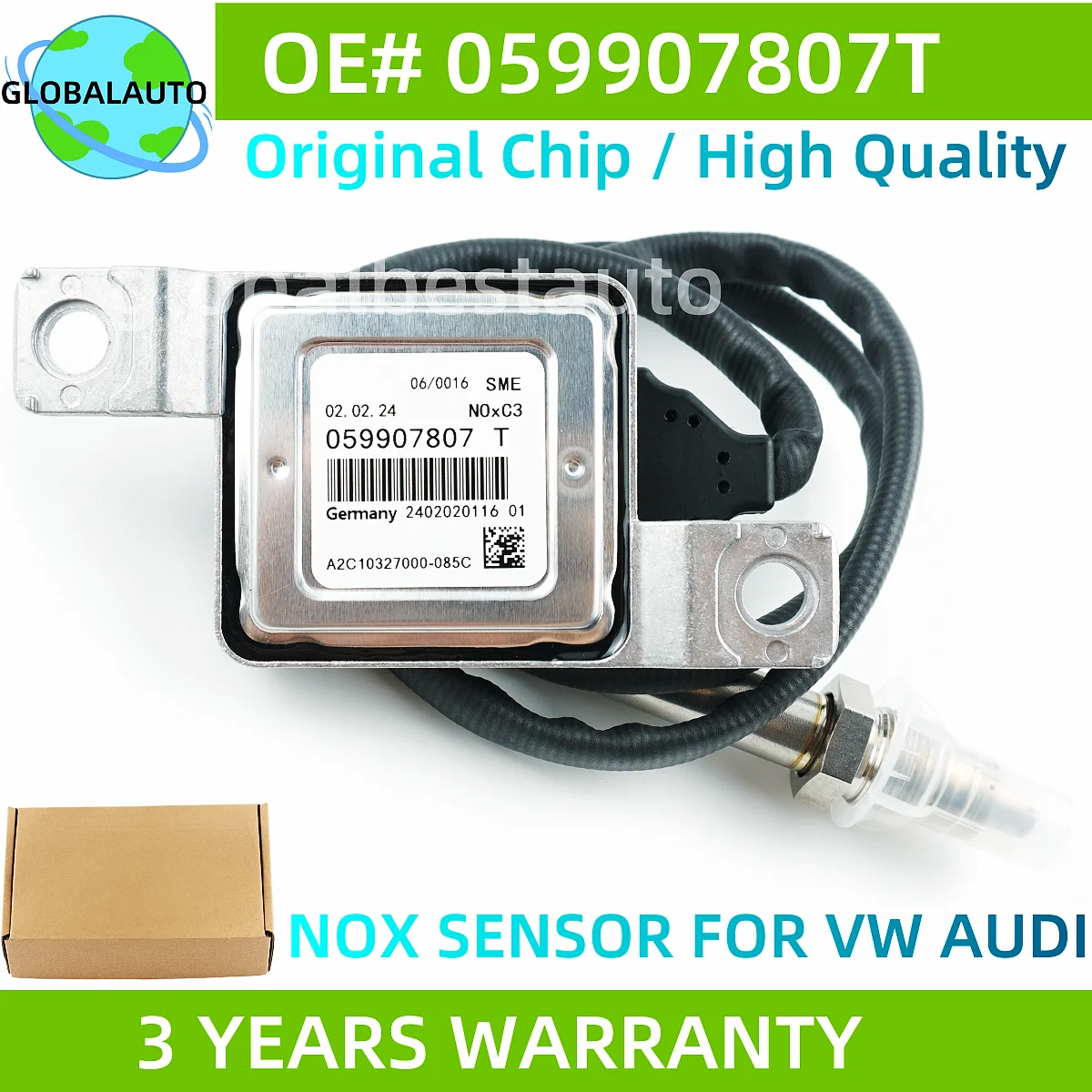 Датчик NOx передний (впускной) 059907807T для VW Touareg TDI, Audi Q7 2011-2015, A6 4G C7 DI 2013 8R, Audi A4 B9 (8W) 3.0 TDI 2016
Датчик NOx передний (впускной) 059907807T для VW Touareg TDI, Audi Q7 2011-2015, A6 4G C7 DI 2013 8R, Audi A4 B9 (8W) 3.0 TDI 2016