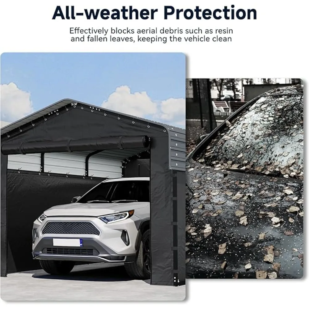 10x15FT Heavy Duty Metal Carport Outdoor Galvanized Steel Roof Canopy Customizable Protection for Cars And Vehicles
10x15FT Heavy Duty Metal Carport Outdoor Galvanized Steel Roof Canopy Customizable Protection for Cars And Vehicles