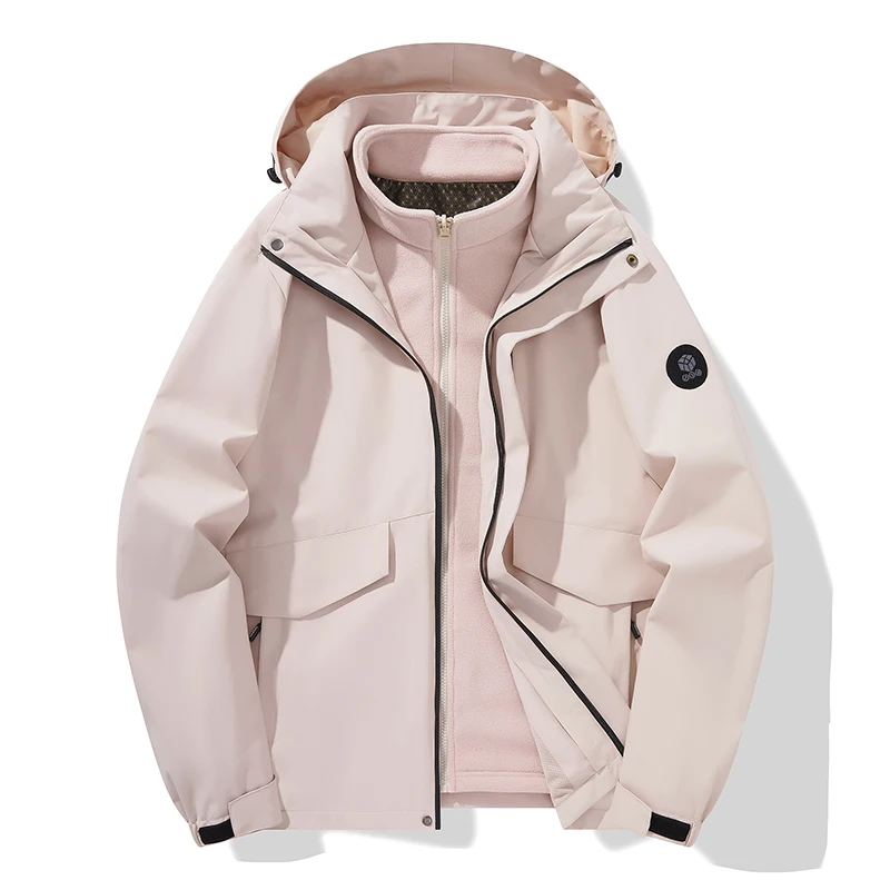 Autumn and winter three-in-one windbreaker two-piece set detachable warm ski suit windproof mountaineering suitMens coats
Autumn and winter three-in-one windbreaker two-piece set detachable warm ski suit windproof mountaineering suitMens coats