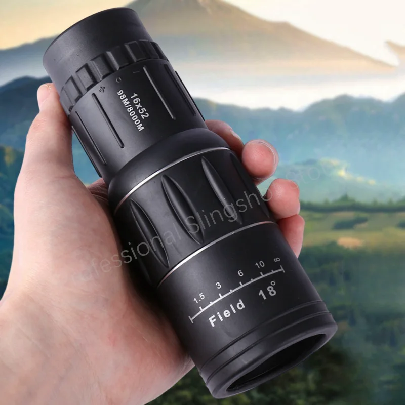 Portable Remote High-definition 16x52 Monocular Telescope with Powerful Functions for Bird Watching Hiking Concert Photography
Portable Remote High-definition 16x52 Monocular Telescope with Powerful Functions for Bird Watching Hiking Concert Photography