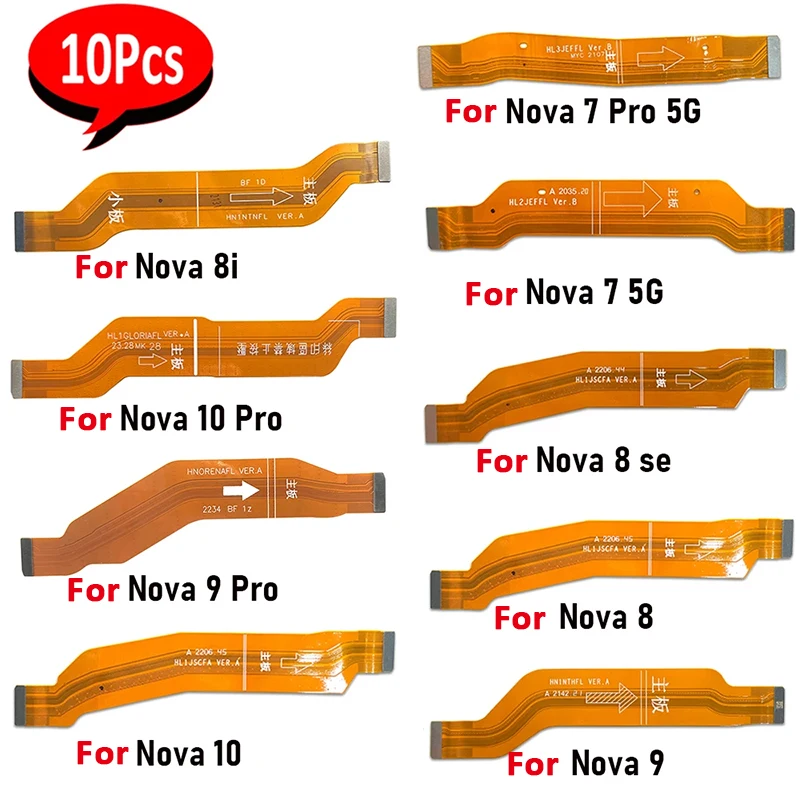 10Pcs,Tested NEW Motherboard FPC Main Board Connector Flex Cable Ribbon Parts For Huawei Nova 7i 8i 9 Se 8 Pro 7 5G 10 11 Pro
10Pcs,Tested NEW Motherboard FPC Main Board Connector Flex Cable Ribbon Parts For Huawei Nova 7i 8i 9 Se 8 Pro 7 5G 10 11 Pro