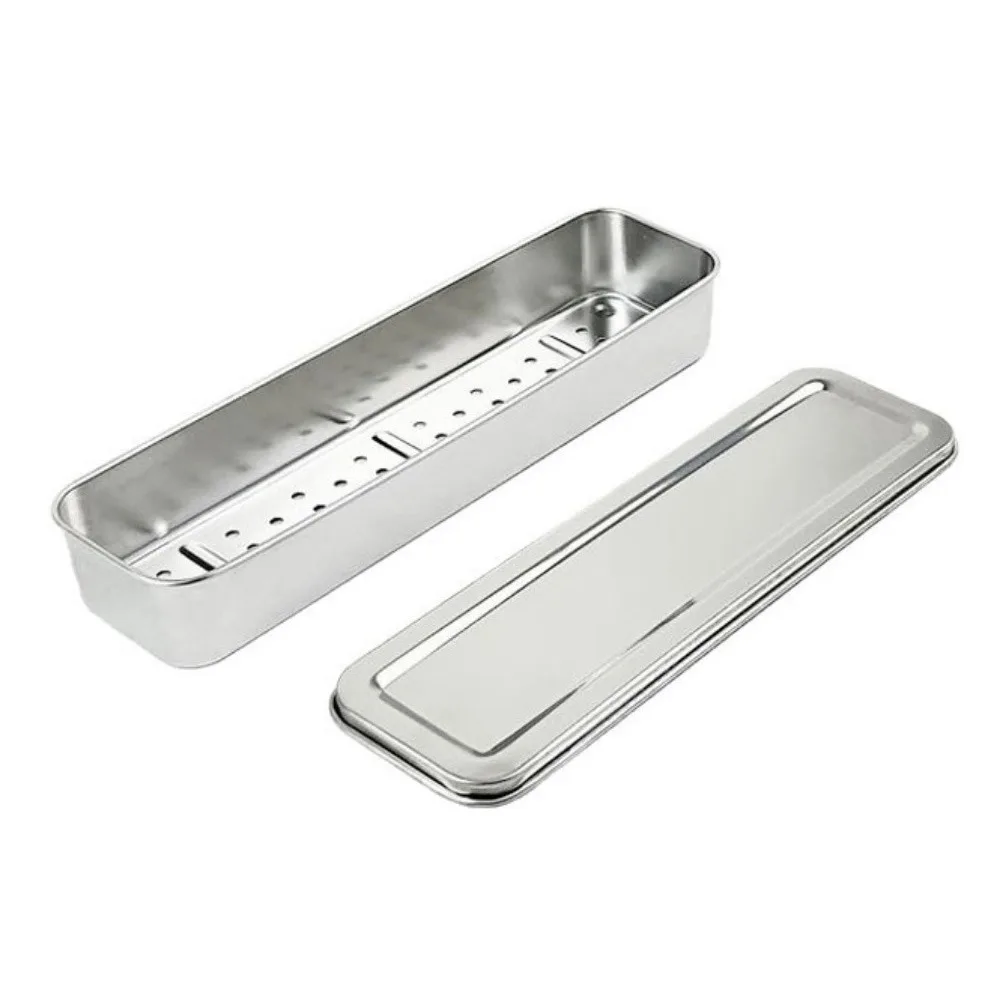 Stainless Steel Spoon Fork Storage Box Draining Ventilated Chopsticks Storage Box Large Capacity Rustproof Cutlery Holder
Stainless Steel Spoon Fork Storage Box Draining Ventilated Chopsticks Storage Box Large Capacity Rustproof Cutlery Holder