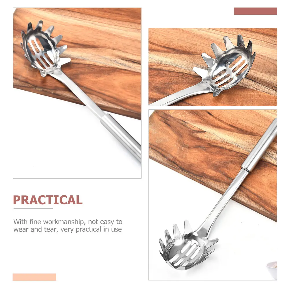 Kitchenware Stainless Steel Noodle Pasta Server Egg Dumpling Scoop Comfortable Handle Easy Clean Multi Functional Cooking
Kitchenware Stainless Steel Noodle Pasta Server Egg Dumpling Scoop Comfortable Handle Easy Clean Multi Functional Cooking
