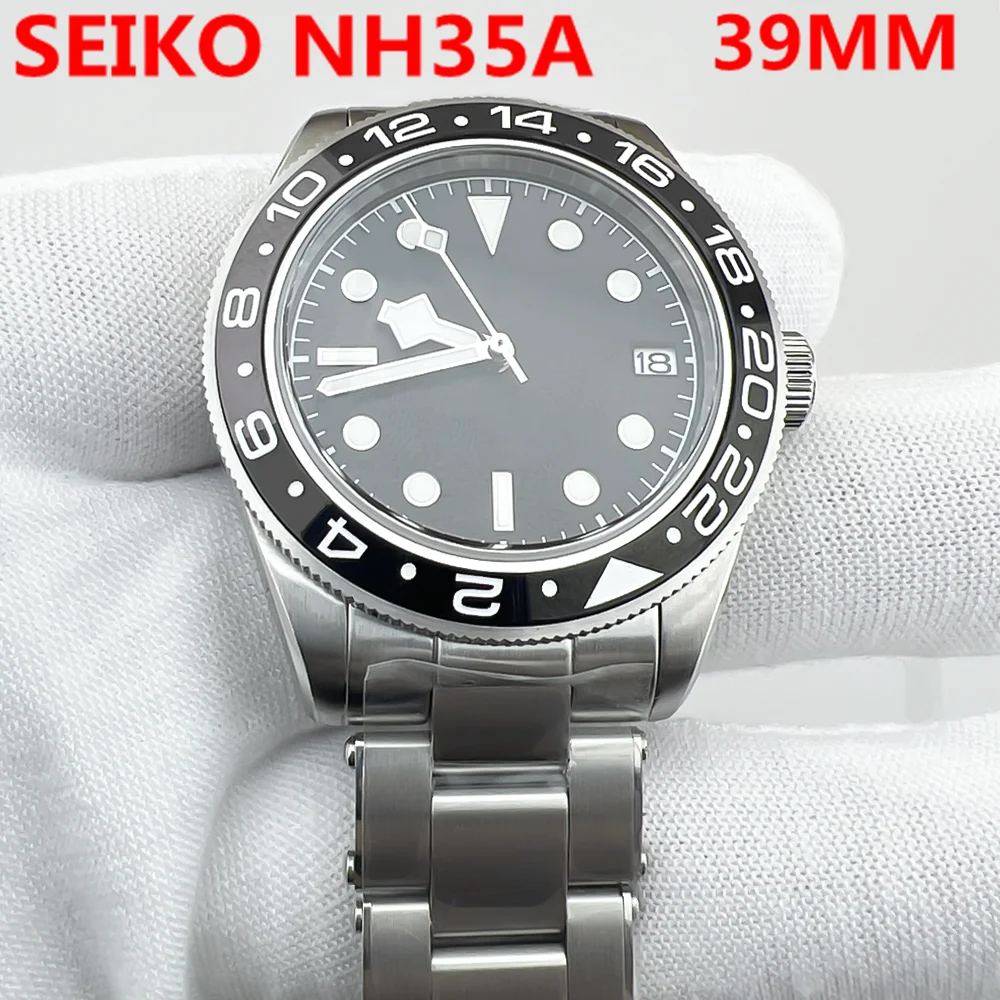 Luxury 39mm Diver Mens Watch Japan NH35A Automatic Mechanical reloj Sapphire Glass Date Luminous 200M Waterproof Wrist watch Men
Luxury 39mm Diver Mens Watch Japan NH35A Automatic Mechanical reloj Sapphire Glass Date Luminous 200M Waterproof Wrist watch Men