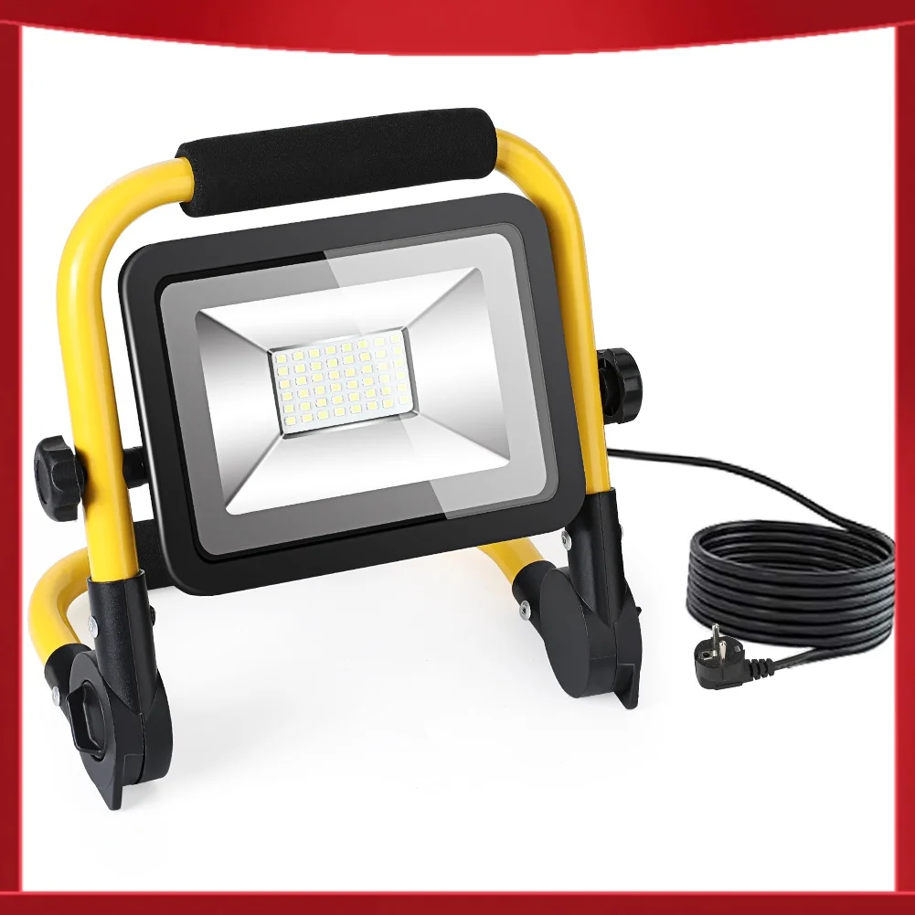 Портативный светодиодный прожектор IP65, водонепроницаемый, с кабелем 5 м, аварийный светильник на штативе
Портативный светодиодный прожектор IP65, водонепроницаемый, с кабелем 5 м, аварийный светильник на штативе