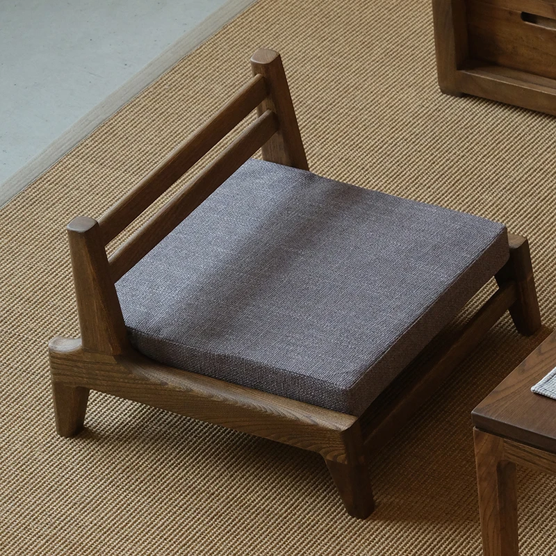 Japanese Style Solid Wood Tatami Chair Tea Room Backrest Chairs Mortise Tenon Bay Window Seat Including Cushion Home Furniture
Japanese Style Solid Wood Tatami Chair Tea Room Backrest Chairs Mortise Tenon Bay Window Seat Including Cushion Home Furniture