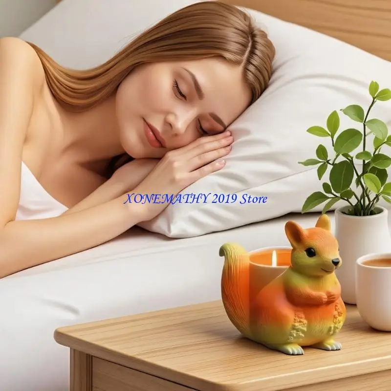 F42F Flexible Silicone Mould Home Accessory for Decorative Squirrel Planter
F42F Flexible Silicone Mould Home Accessory for Decorative Squirrel Planter