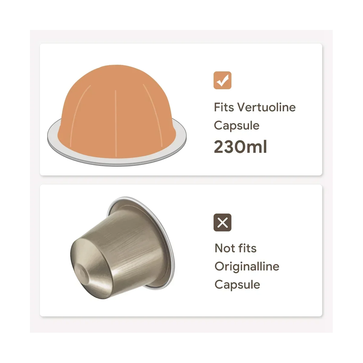 For Vertuo Reusable Capsule Vertuoline Refillable Coffee Filter
For Vertuo Reusable Capsule Vertuoline Refillable Coffee Filter
