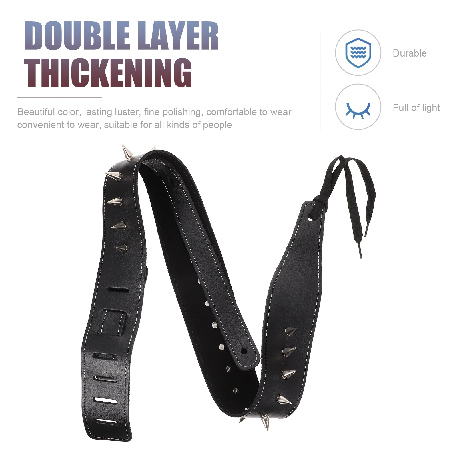 1pc Guitar Strap High Quality Cowhide Durable Wear Resistant Adjustable Comfortable Punk Style Bass Strap Instrument Belt Guitar
1pc Guitar Strap High Quality Cowhide Durable Wear Resistant Adjustable Comfortable Punk Style Bass Strap Instrument Belt Guitar