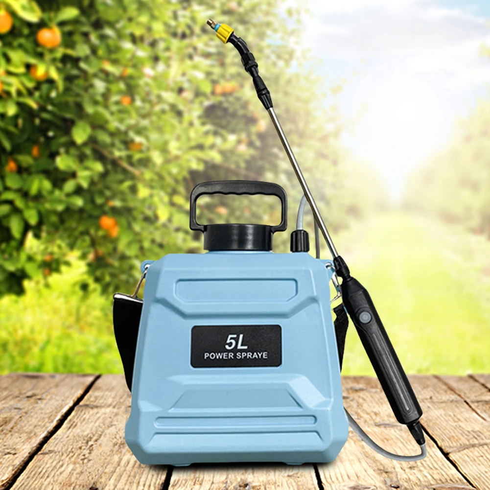 Electric 1.3 Gallon Garden Irrigation Sprayer Tool with Spray Gun & Adjustable Nozzles USB Rechargeable for Lawn Garden Cleaning
Electric 1.3 Gallon Garden Irrigation Sprayer Tool with Spray Gun & Adjustable Nozzles USB Rechargeable for Lawn Garden Cleaning