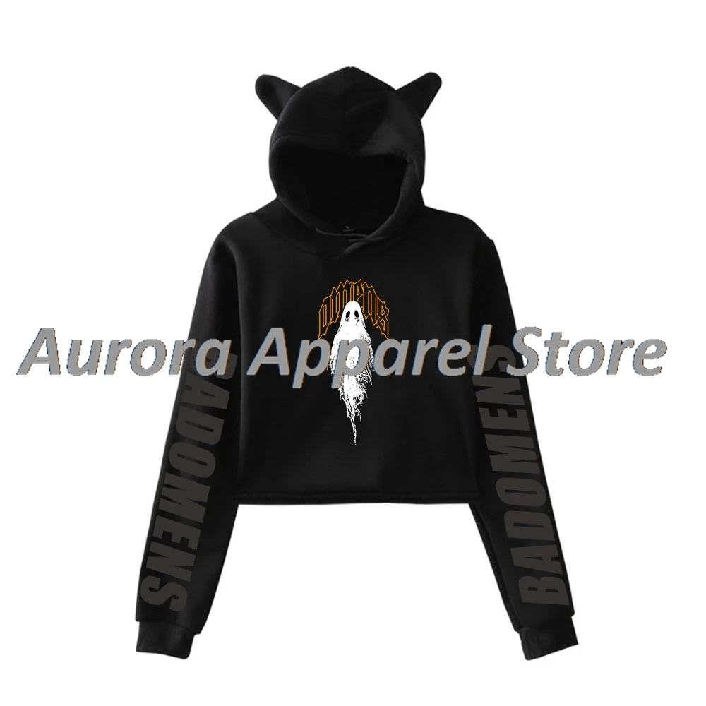 Пуловер Bad Omens Ghost B Omens Merch, женская толстовка с кошачьими ушками, футболка с длинными рукавами, женская одежда
Пуловер Bad Omens Ghost B Omens Merch, женская толстовка с кошачьими ушками, футболка с длинными рукавами, женская одежда