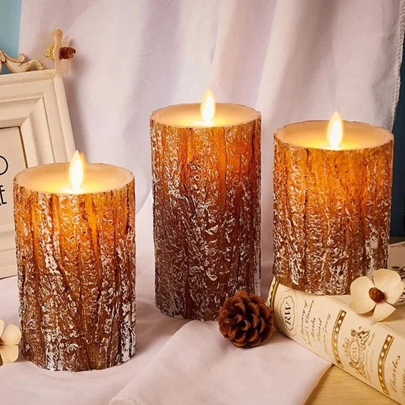 3 шт., беспламенная свеча из сосновой коры с мерцающими движущимися фитилями, пульт дистанционного управления для дома, дня рождения, Рождества, декора окна, освещение
3 шт., беспламенная свеча из сосновой коры с мерцающими движущимися фитилями, пульт дистанционного управления для дома, дня рождения, Рождества, декора окна, освещение