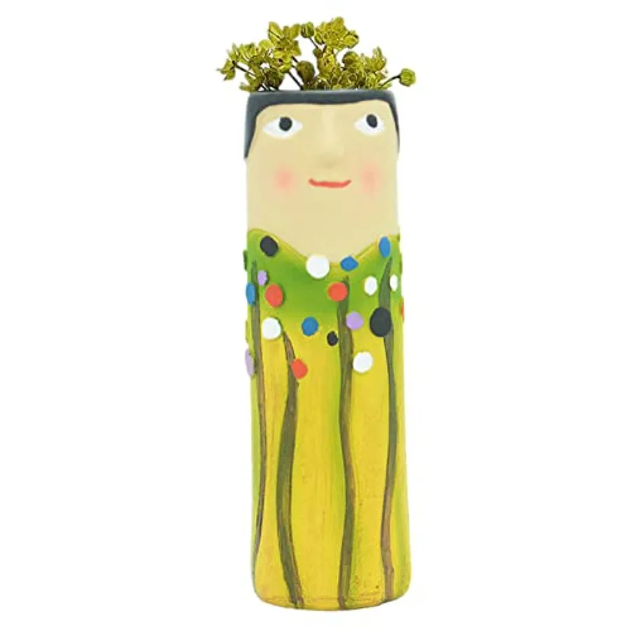 Spring Bud Vases, Bohemian Family Face Vase Boho Cute Home Decor, Character Vase Flower Plant Holder Bathroom Shelf Decor for H
Spring Bud Vases, Bohemian Family Face Vase Boho Cute Home Decor, Character Vase Flower Plant Holder Bathroom Shelf Decor for H
